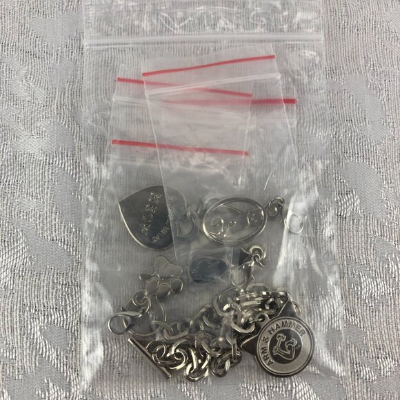 Arm & Hammer KittyCrew Toggle Closure Chain Bracelet with 5 Purr-fect Cat Charms - Picture 2 of 15